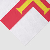 Papier Mousseline Drapeau de Guernesey (Détail)