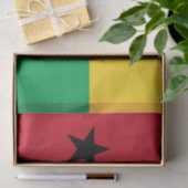 Papier Mousseline Drapeau de Guinée-Bissau (Cadeau)