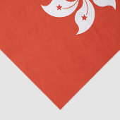 Papier Mousseline Drapeau de Hong Kong (Détail)