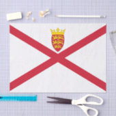 Papier Mousseline Drapeau de Jersey (Artisanat)