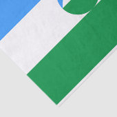 Papier Mousseline Drapeau de Kabardino-Balkarie (Détail)