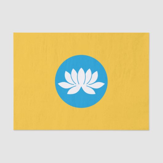 Papier Mousseline Drapeau de Kalmoukie (Recto)