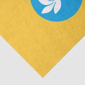 Papier Mousseline Drapeau de Kalmoukie (Détail)