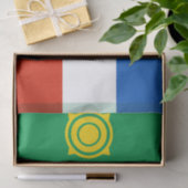 Papier Mousseline Drapeau de Khakassie (Cadeau)