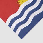 Papier Mousseline Drapeau de Kiribati (Détail)
