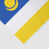 Papier Mousseline Drapeau de la Buryatia patriotique (Détail)