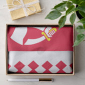 Papier Mousseline Drapeau de la Carélie du Nord (Cadeau)