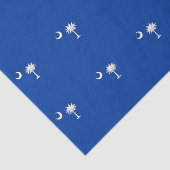 PAPIER MOUSSELINE DRAPEAU DE LA CAROLINE DU SUD (Détail)