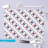 Papier Mousseline Drapeau de la Corée du Sud (Artisanat)