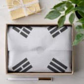 Papier Mousseline Drapeau de la Corée du Sud (Cadeau)