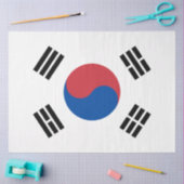 Papier Mousseline Drapeau de la Corée du Sud (ROK) (Artisanat)