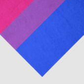 Papier Mousseline Drapeau de la fierté bisexuelle (Détail)