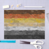 Papier Mousseline Drapeau de la fierté de l'ours gaie Abstraite (Artisanat)