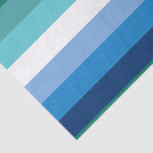 Papier Mousseline Drapeau de la fierté masculine gay (Détail)