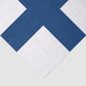 Papier Mousseline Drapeau de la Finlande (Détail)