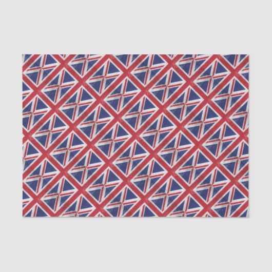 Papier Mousseline Drapeau de la Grande-Bretagne (Recto)