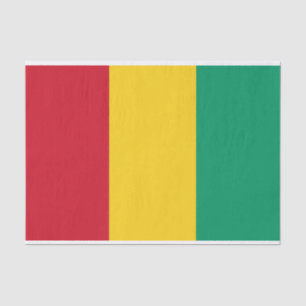 Papier Mousseline Drapeau de la Guinée