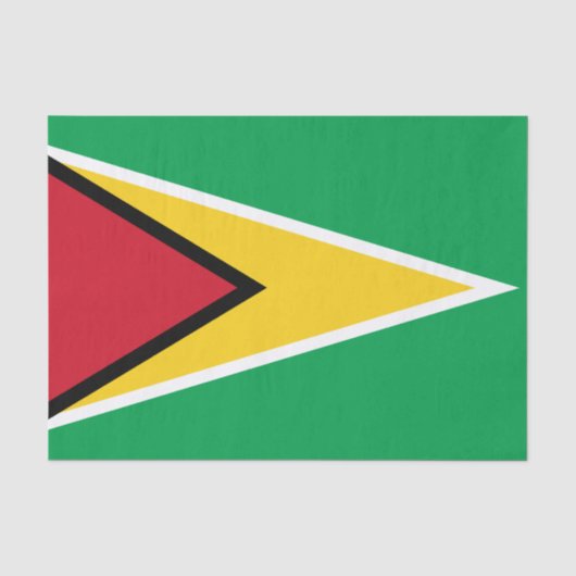 Papier Mousseline Drapeau de la Guyane (Recto)
