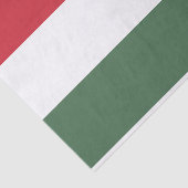 Papier Mousseline Drapeau de la Hongrie (Détail)