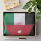 Papier Mousseline Drapeau de la Jordanie (Cadeau)
