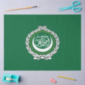 Papier Mousseline Drapeau de la Ligue arabe (Artisanat)