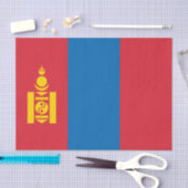 Papier Mousseline Drapeau de la Mongolie (Artisanat)