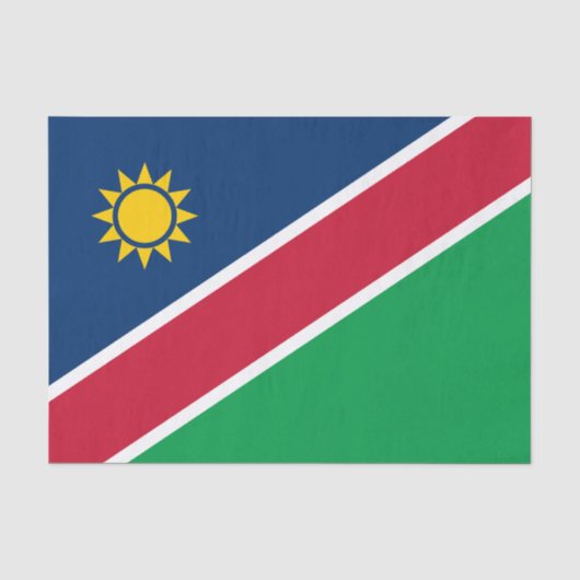 Papier Mousseline Drapeau de la Namibie (Recto)