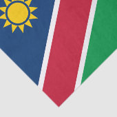 Papier Mousseline Drapeau de la Namibie (Détail)