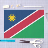 Papier Mousseline Drapeau de la Namibie (Artisanat)