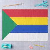 Papier Mousseline Drapeau de la religion druze (Artisanat)