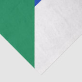 Papier Mousseline Drapeau de la religion druze (Détail)