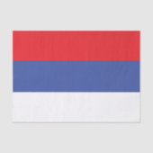 Papier Mousseline Drapeau de la Republika Srpska (Recto)