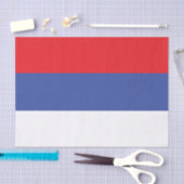 Papier Mousseline Drapeau de la Republika Srpska (Artisanat)