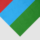 Papier Mousseline Drapeau de la République de Karelia (Détail)