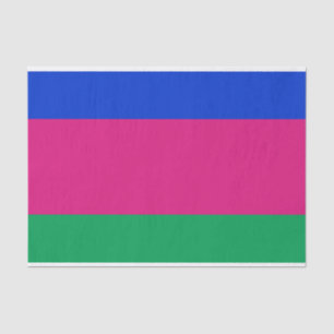 Papier Mousseline Drapeau de la République populaire de Kouban