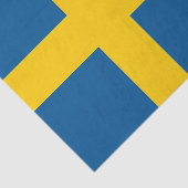 Papier Mousseline Drapeau de la Suède (Détail)
