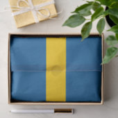 Papier Mousseline Drapeau de la Suède (Cadeau)