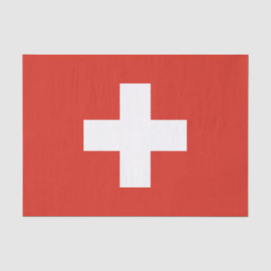 Papier Mousseline Drapeau de la Suisse