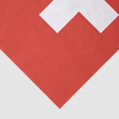 Papier Mousseline Drapeau de la Suisse (Détail)