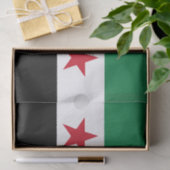 Papier Mousseline Drapeau de la Syrie (Cadeau)