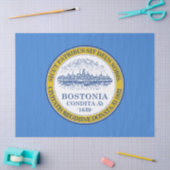 Papier Mousseline Drapeau de la ville de Boston (Massachusetts) (Artisanat)