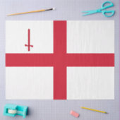 Papier Mousseline Drapeau de la ville de Londres (Angleterre) (capit (Artisanat)