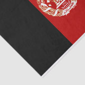 Papier Mousseline Drapeau de l'Afghanistan patriotique (Détail)