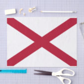 Papier Mousseline Drapeau de l'Alabama (Artisanat)