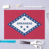 Papier Mousseline Drapeau de l'Arkansas (Artisanat)