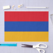 Papier Mousseline Drapeau de l'Arménie (Artisanat)