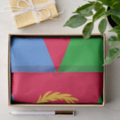 Papier Mousseline Drapeau de l'Érythrée (Cadeau)