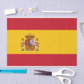 Papier Mousseline Drapeau de l'Espagne Tissu Paper (Artisanat)
