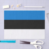 Papier Mousseline Drapeau de l'Estonie (Artisanat)