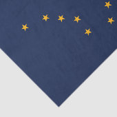 Papier Mousseline Drapeau de l'État d'Alaska (Détail)